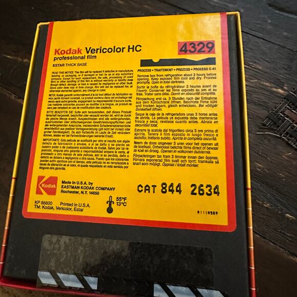 Kodak Vericolor HC Professional Film 4329 4x5 Sheet Film – Exp 09/1991 - Picture 4 of 4